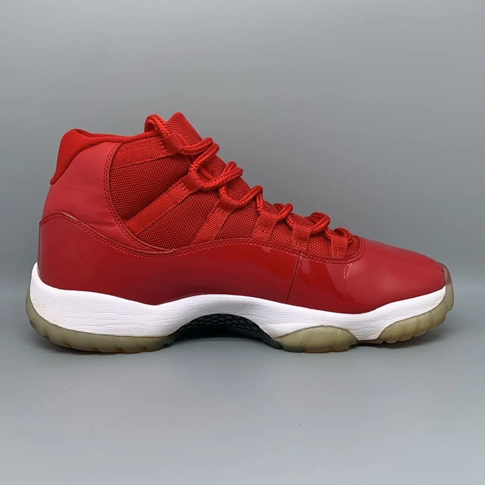 Jordan 11 Retro High Win Like '96 Basketball‎ Shoes 378037-623 Men's Sz 10.5